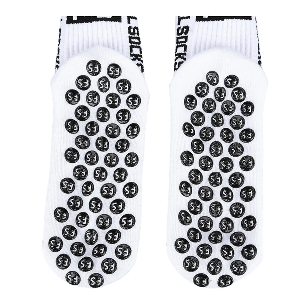 Grip Soccer Socks Anti Slip Non Slip Men's Athletic Socks for Football Basketball Sports, 4 Pair