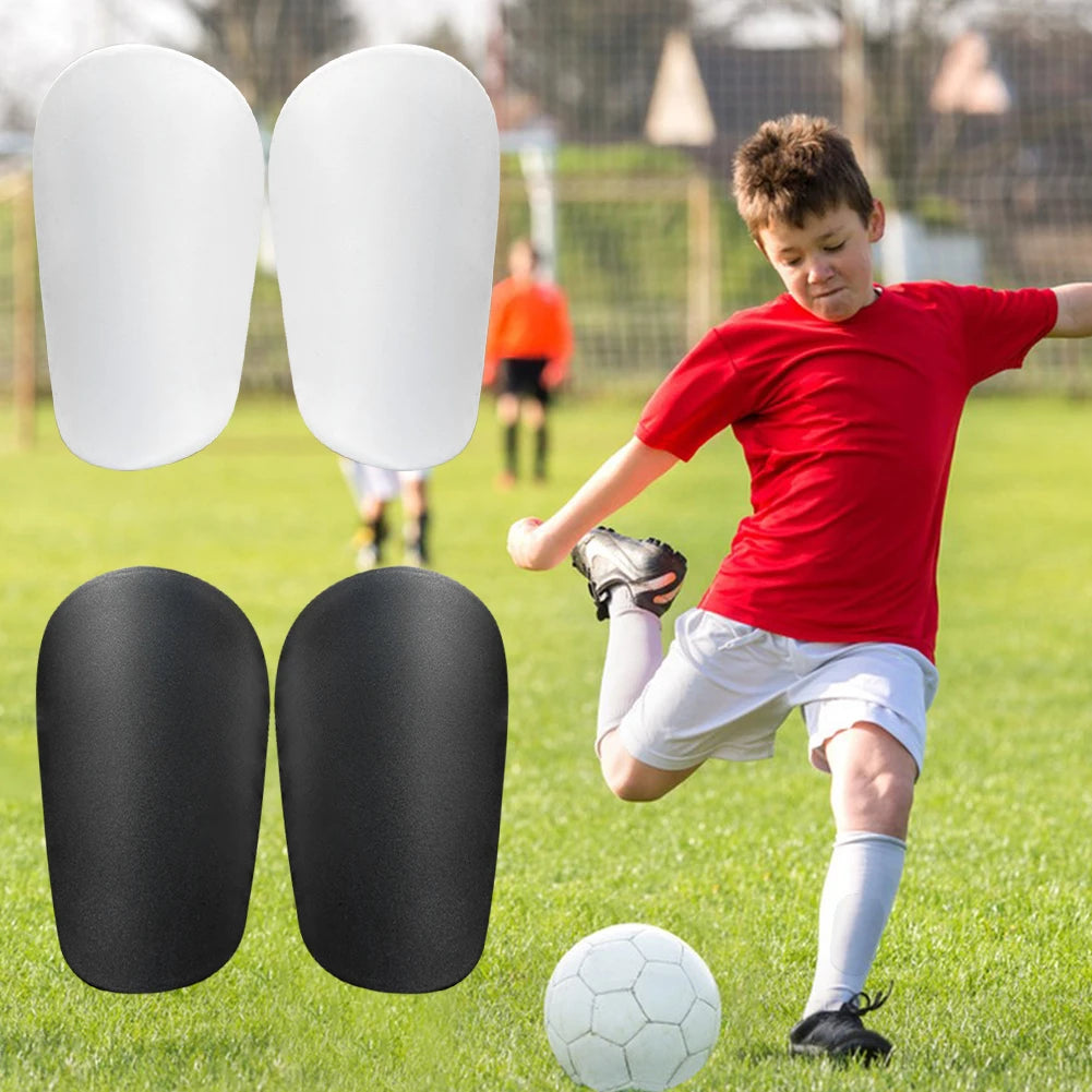 1Pair Shin Pads Wear-resistant Shock Absorbing Leg Protector Mini Shin Guards Soccer Shin Guards for Men Women Kids Boys Girls