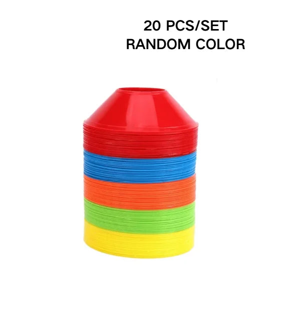 10/20 PCS Durable Soccer Training Cones Pressure Resistant Marker Discs for Football Sports Practice Outdoor Sports Equipment