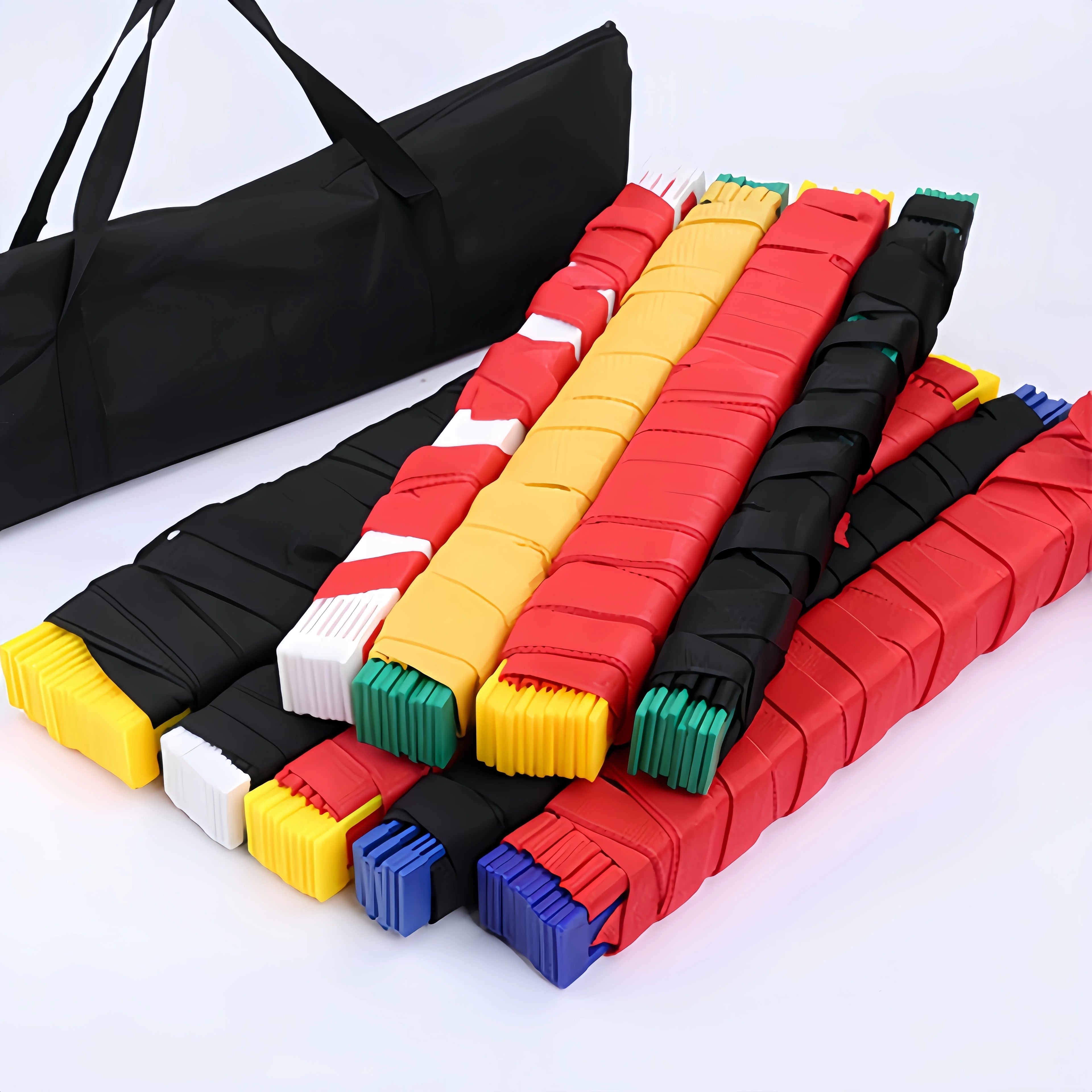 Soccer & Basketball Agility Training Set With Soft Skipping Ladders, Speed Rope - Includes Storage Bag