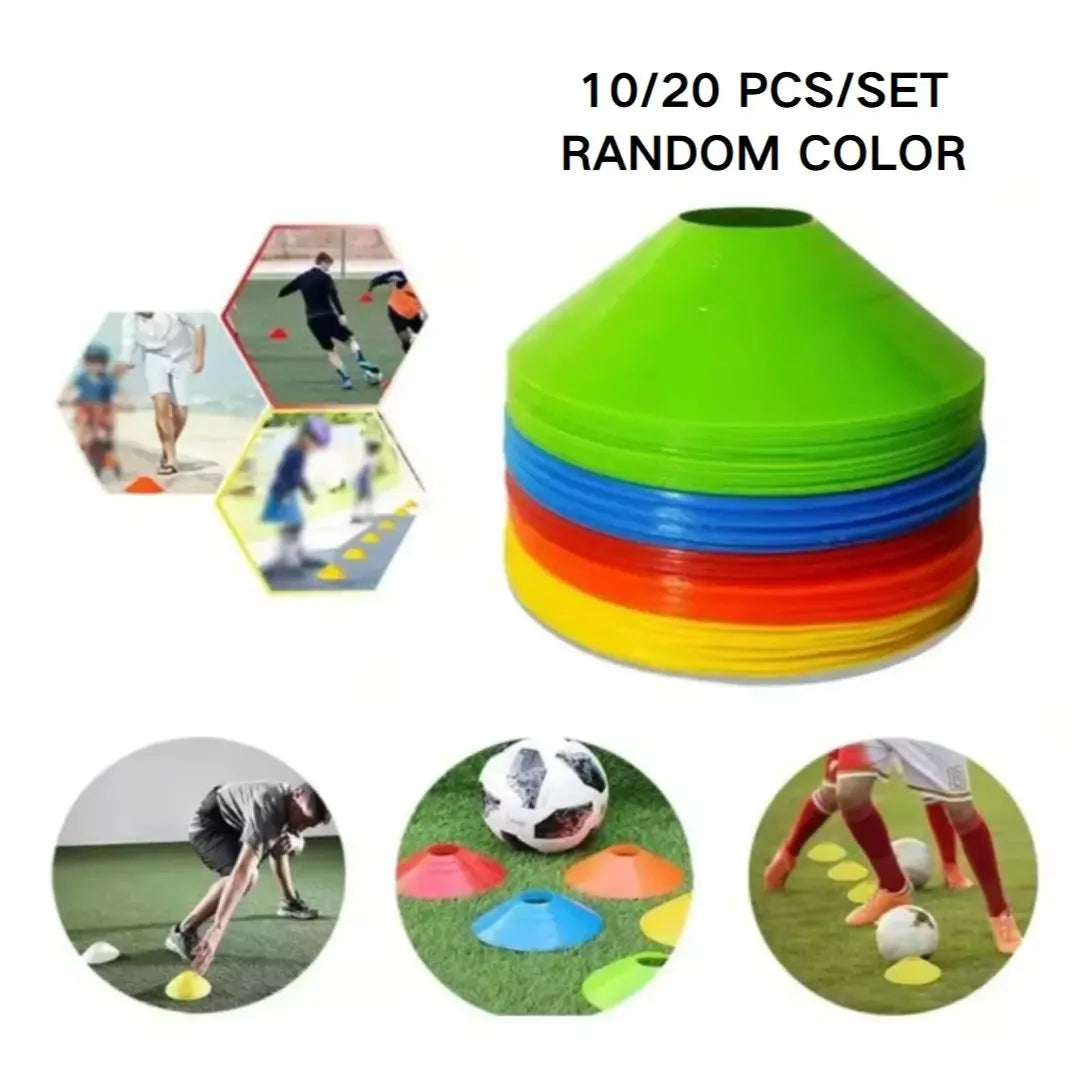 10/20 PCS Durable Soccer Training Cones Pressure Resistant Marker Discs for Football Sports Practice Outdoor Sports Equipment
